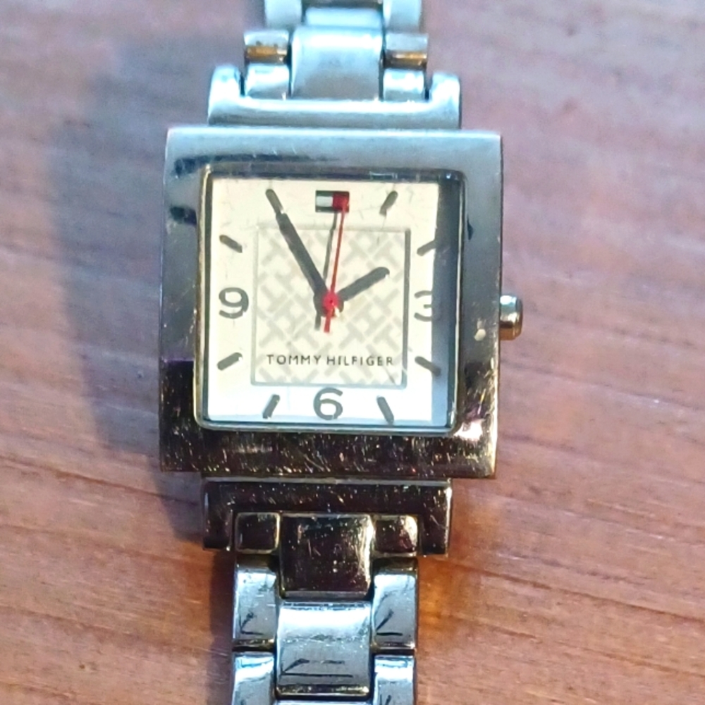 Tommy Hilfiger watch w/ Reversible silver-gold tone band